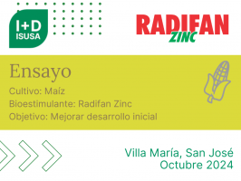 Ensayo Radifan Zinc - Villa María, San José - Octubre 2024